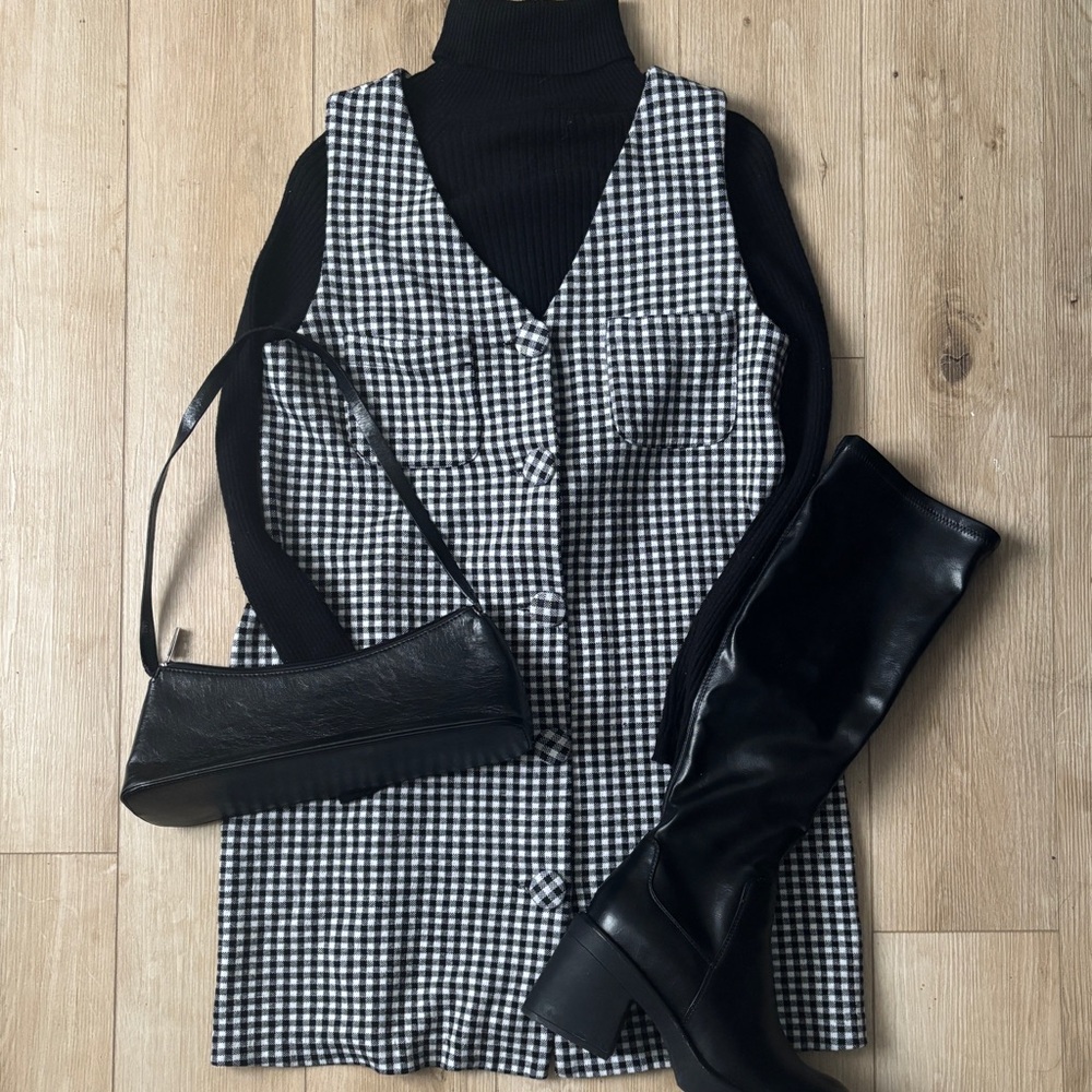 Vintage Plaid Metropolitan New York 10001 Dress